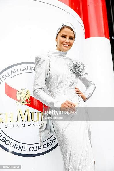 Jodi Anasta Poses At The Mumm Marquee On Melbourne Cup Day At News Photo Getty Images