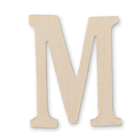 12 Pack 3 Unfinished Chunky Wood Letter By Make Market