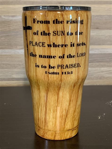 Scripture Tumbler Glassware Scripture Mugs