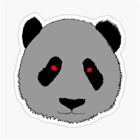 Evil Panda Sticker For Sale By Nod64 Redbubble
