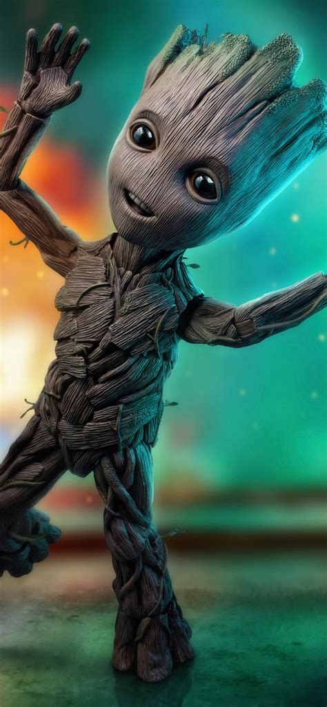 1242x2688 Baby Groot 4k 2018 Iphone Xs Max Hd 4k Wallpapers Images