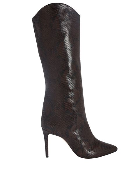 Maryana Snake-Embossed Boots in 2020 | Embossed boots, Boots, Womens designer boots
