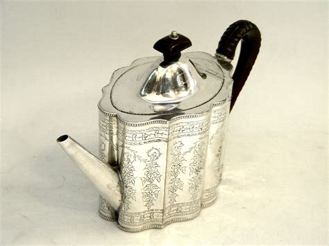 Antique Old Sheffield Silver Plate Teapot Tea Pot Sheffield C 1790