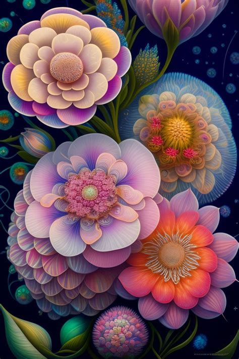 Pin By Iwona Laczny On Painted Flowers Pink Flowers Art Deco Pattern