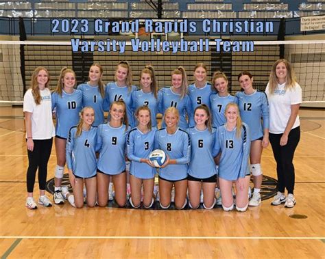Grand Rapids Christian High School Girls Varsity Volleyball Fall 2023