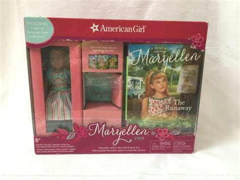 American Girl Maryellen Larken 1954 Mini Doll 3 Book Collection Stand