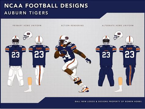 Auburn Football Uniform Concepts Auburn Uniform Database