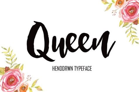 Queen By Polem On Creativemarket Typeface Beautiful Fonts New Fonts