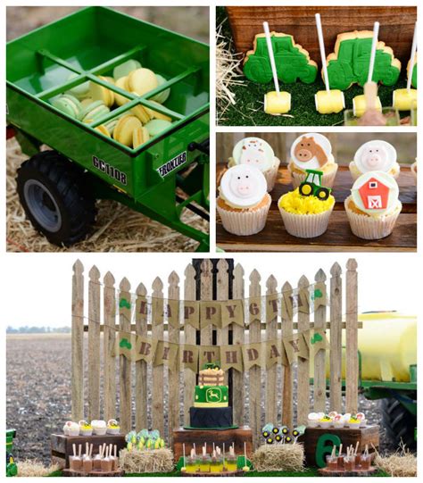 Best john deere birthday decorations from little handmade party pany tractors. Kara's Party Ideas John Deere Farm themed birthday party via Kara's Party Ideas KarasPartyIdeas ...