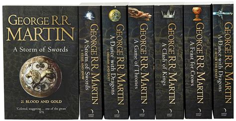 The complete boxset of all 7 books with free poster map of westeros and the free cities. A Game of Thrones : The Complete Box Set of All 7 Books ...