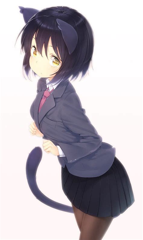 ilustrador estilo anime zizi zz22 cat girl neko girl anime hair