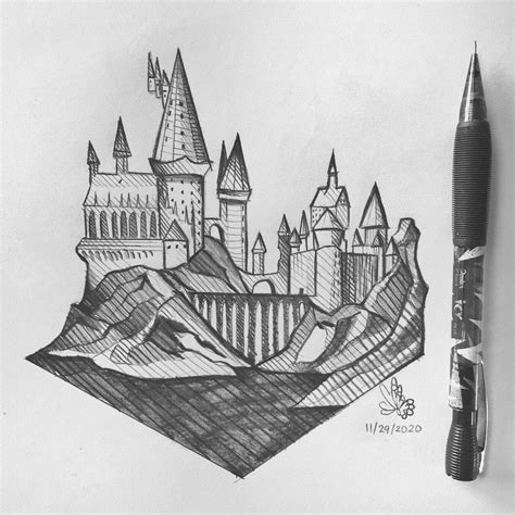 Update 142 Hogwarts Castle Drawing Vn