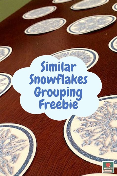 Snowflakes Groups Winter Fun Classroom Freebies