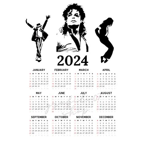Silueta De Michael Jackson 2024 Nuevo Calendario Calendario De Año