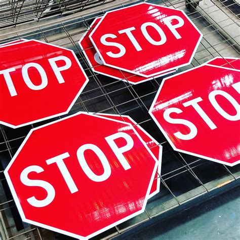 How Is A Stop Sign Made Highway Traffic Supply
