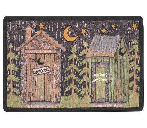 Teddy bear ear design bath headband. outhouse bathroom set | ... - shower curtains - lodge ...