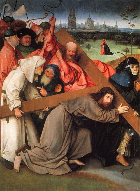 Christ Carrying The Cross Painting By Hieronymus Bosch