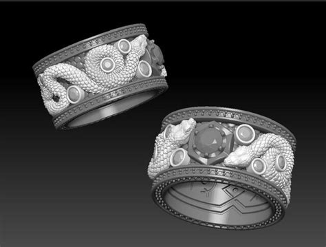 3d model jewelry set download free 3d model by olgaart3d cad crowd