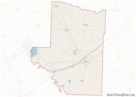 Map Of Hempstead County Arkansas Địa Ốc Thông Thái