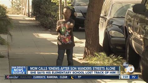 mom calls 10news after son wanders streets alone 7pm youtube