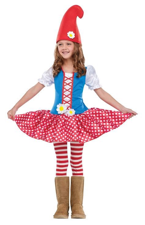 Toddlers Garden Gnome Dress Costume The Costume Shoppe