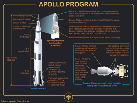 Infographic Spacecraft Of The Apollo Program Britannica