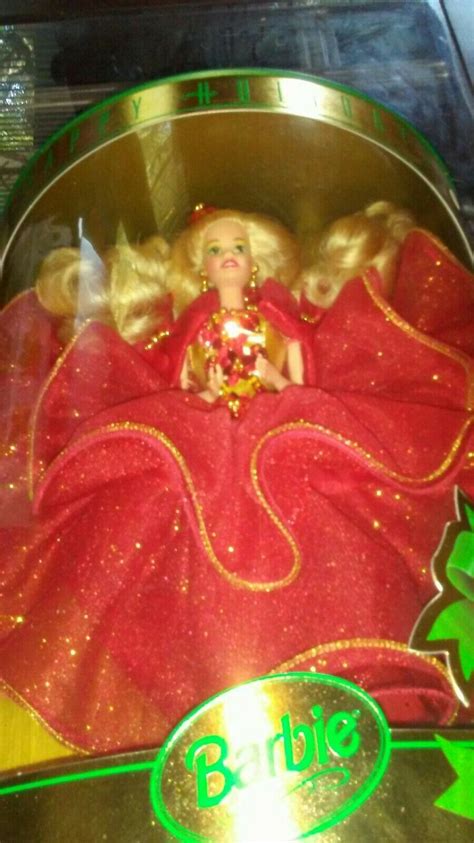 Mattel 10824 Happy Holidays Barbie Classic 90s Era Nrfb Great T