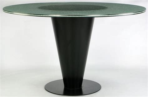 We have a glass dining room table and. Joe D'Urso For Bieffe Plaft Conical Steel and Glass Dining ...