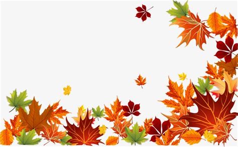 Autumn Leaves Clip Art Borders Free Cathey Shull