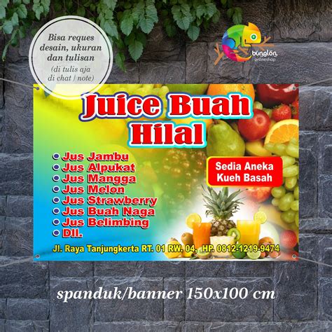 Spanduk Buah Buahan : Jual Banner Spanduk Jus Buah Terbaru Lazada Co Id