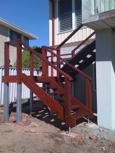 The Joy Of Wood External Stairs From Recycled Timber