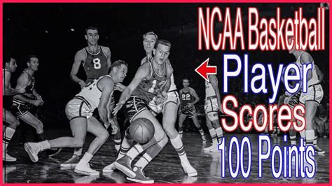 This Day In Sports February 13 1954 Ncaa Basketball Player Scores 100