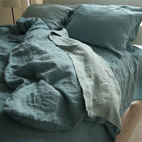 Learn how to best clean linen sheets, pillowcases, and duvet covers are durable, hypoallergenic, breathable, and select washer cycle and water temperature. Stone Blue Stone Washed Rhomb Bed Linen Flat Sheet By ...