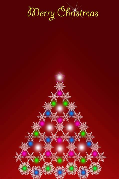 Abstract Christmas Tree Digital Art By Sasas Photography Pixels