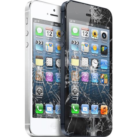 Two Iphone Broken Screens Transparent PNG StickPNG