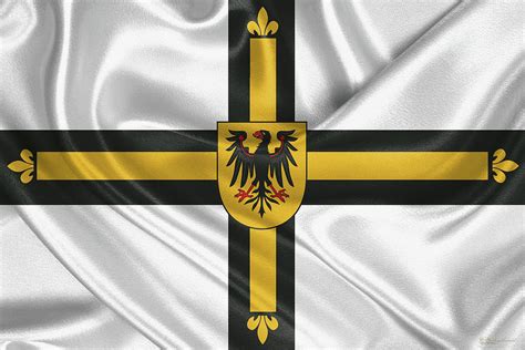 Flag Of The Teutonic Order Digital Art By Serge Averbukh Pixels Merch