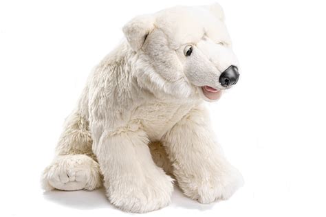 Large Polar Bear Lying 61 Cm Length Plush Bear Polar Bear