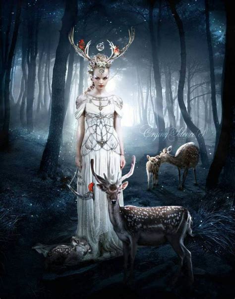 Goddess Diana The Huntress Mate To The White Stag Call A Circle Pinterest The Arts Lunar