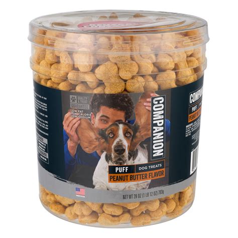 Save On Companion Puff Dog Treats Peanut Butter Flavor Order Online