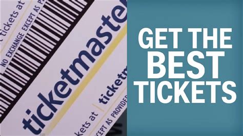Get The Best Concert And Sports Seats On Ticketmaster Youtube
