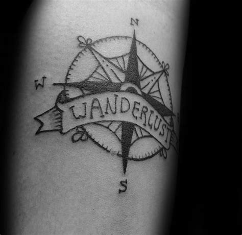70 Wanderlust Tattoo Designs For Men Travel Inspired Ink Ideas