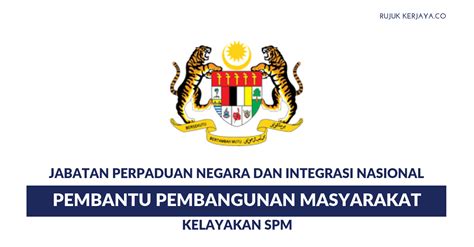 Dilibatkan dalam pembangunan masyarakat mereka sendiri. Jawatan Kosong Terkini Pembantu Pembangunan Masyarakat S19 ...