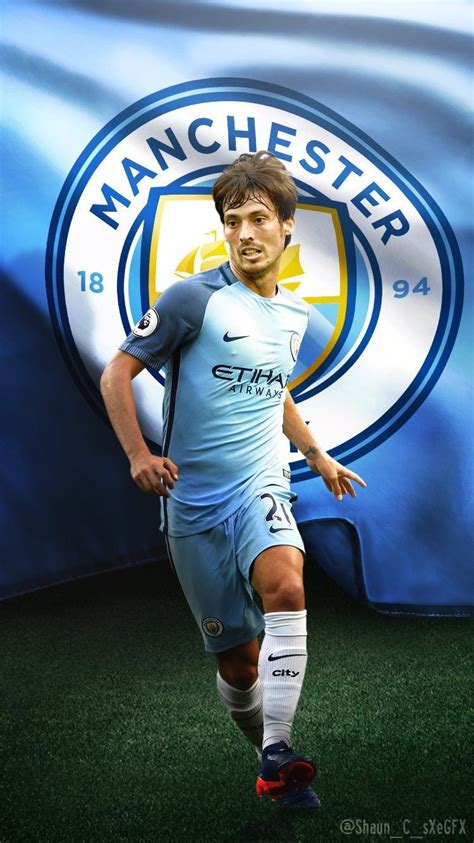 These posts are shared on their social media channels. Silva the Captain | Manchester city football club ...