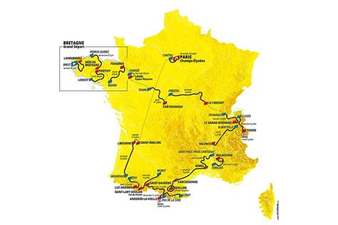 Faltan 192 días 16 horas para el inicio de la carrera. Tour de France 2021: Streckenverlauf & Etappen auf einen Blick