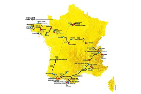 The 2021 tour de france has now been revealed with confirmation of its four stages in brittany to begin the race as well as two time trials, a double ascent of mont ventoux, and a visit to andorra during the race. Tour de France 2021: Streckenverlauf & Etappen auf einen Blick