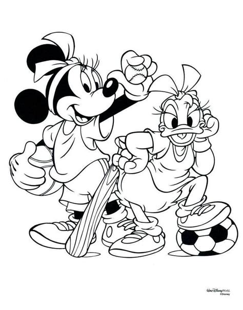 Minnie and daisy coloring book. 17 Best images about Colouring Images on Pinterest ...