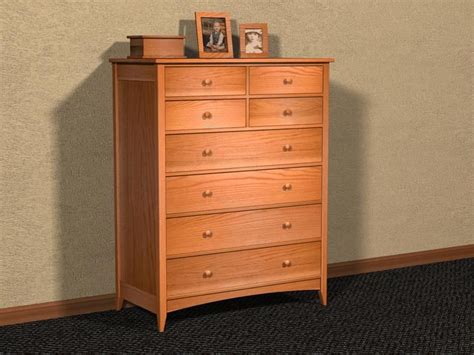 Shaker Style Chest Plans - Furniture Plans | Dresser plans ...