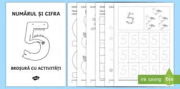 Numărul și Cifra 5 Broșură Cu Activități Twinkl România