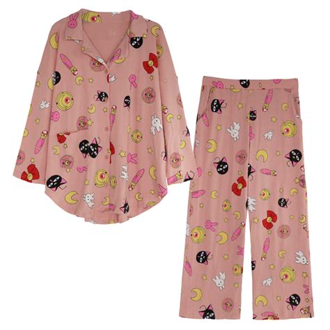 Sweet Cute Sailor Moon Luna Cat Pajamas · Harajuku Fashion · Online