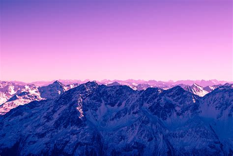 Purple Winter Mountain Wallpapers Top Free Purple Winter Mountain